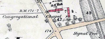 The site of Oakley Bunyan Meeting in 1883